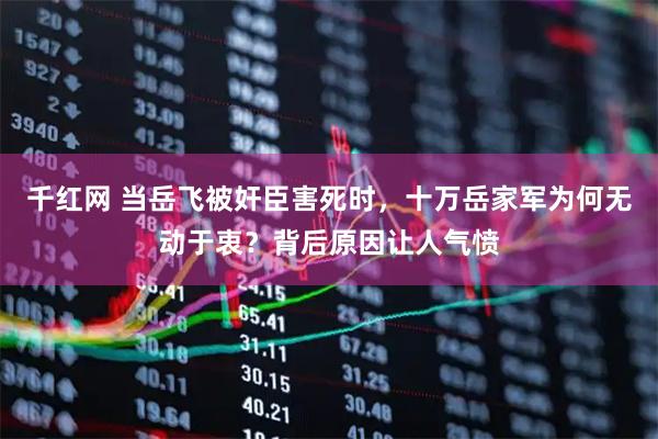 千红网 当岳飞被奸臣害死时，十万岳家军为何无动于衷？背后原因让人气愤